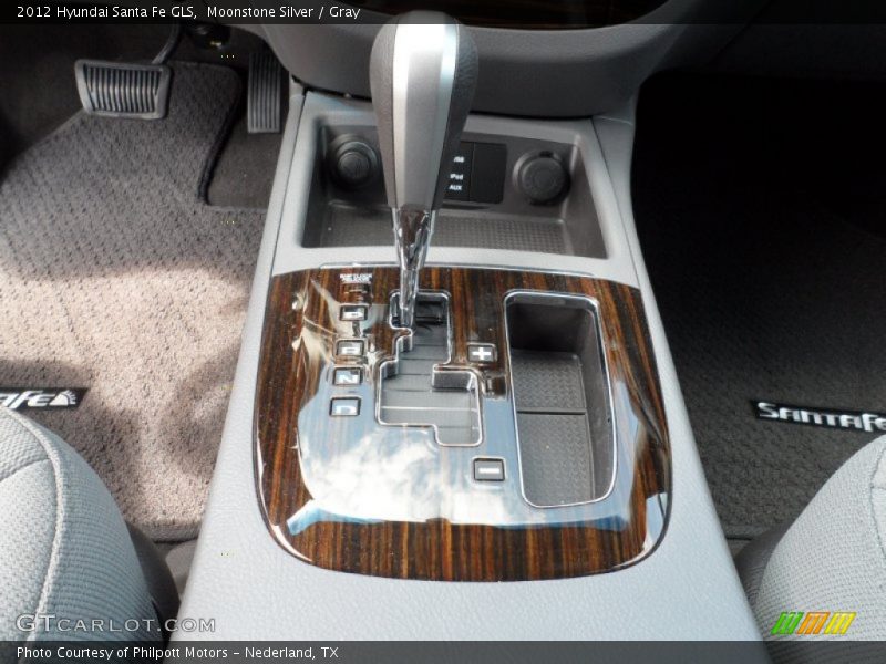 Moonstone Silver / Gray 2012 Hyundai Santa Fe GLS