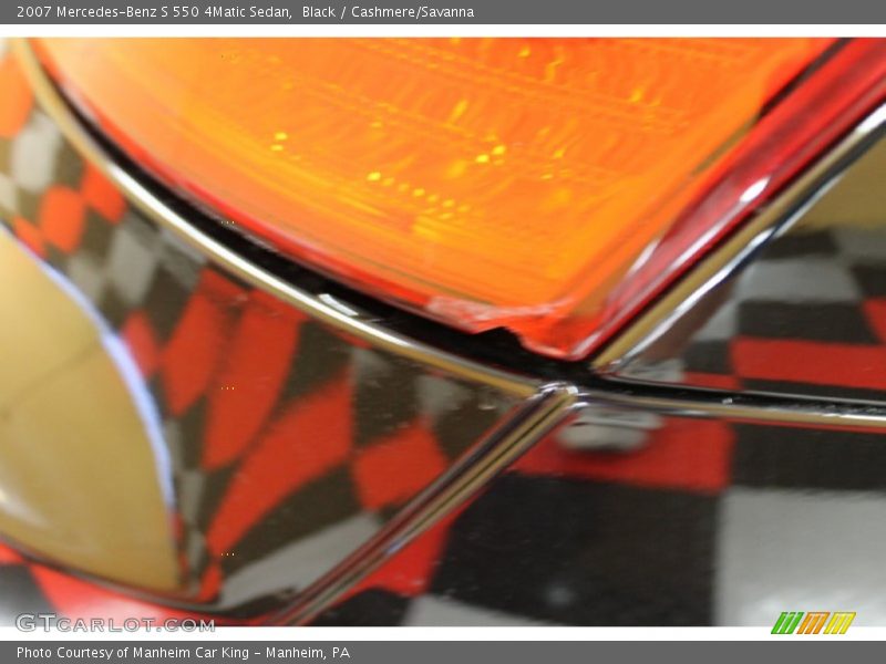 Black / Cashmere/Savanna 2007 Mercedes-Benz S 550 4Matic Sedan