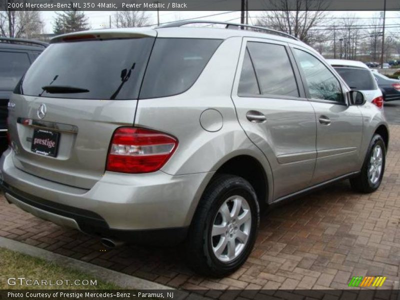 Pewter Metallic / Black 2006 Mercedes-Benz ML 350 4Matic