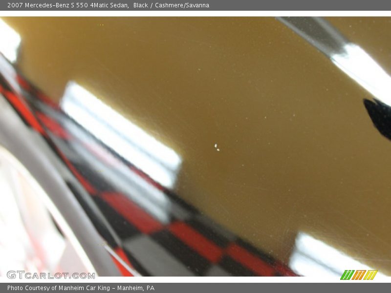 Black / Cashmere/Savanna 2007 Mercedes-Benz S 550 4Matic Sedan