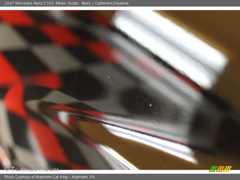 Black / Cashmere/Savanna 2007 Mercedes-Benz S 550 4Matic Sedan