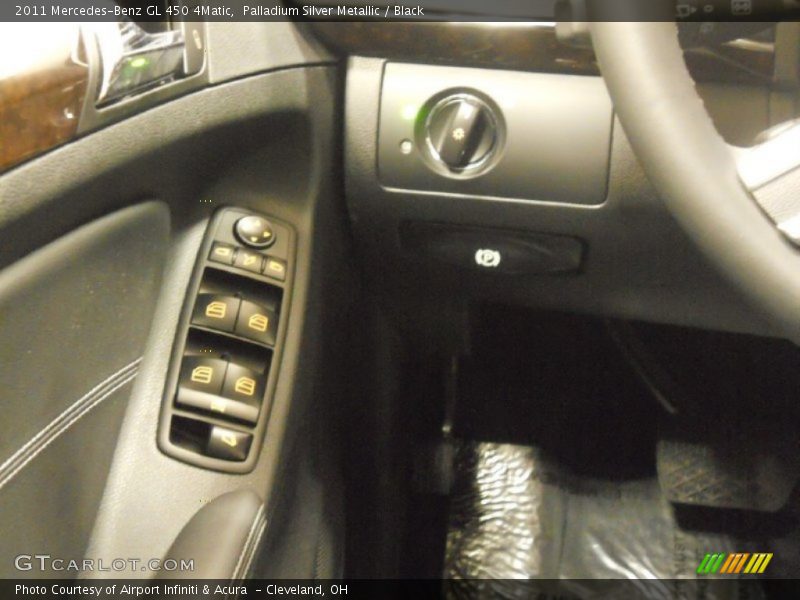 Palladium Silver Metallic / Black 2011 Mercedes-Benz GL 450 4Matic