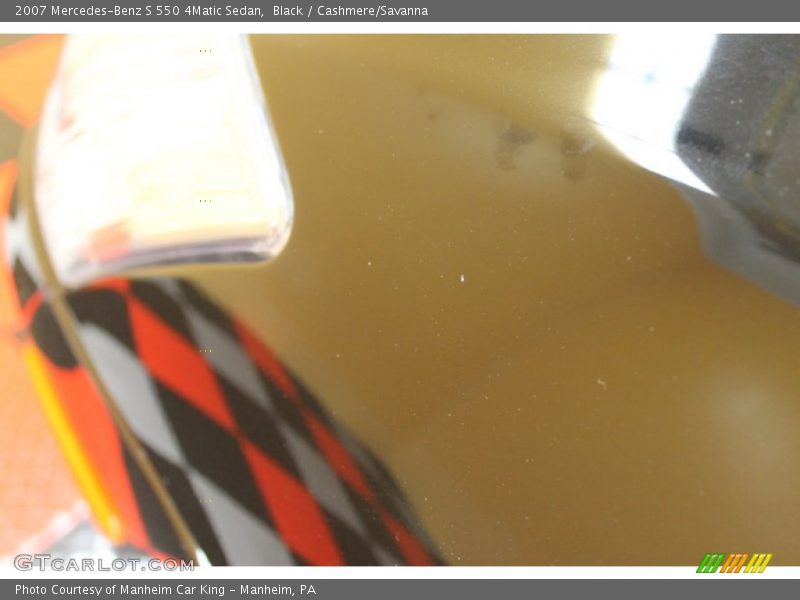 Black / Cashmere/Savanna 2007 Mercedes-Benz S 550 4Matic Sedan