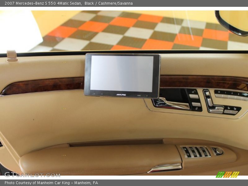 Black / Cashmere/Savanna 2007 Mercedes-Benz S 550 4Matic Sedan