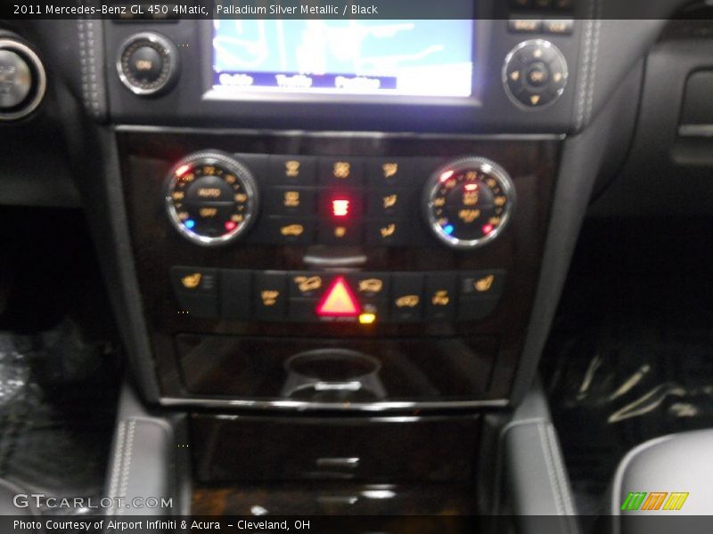 Palladium Silver Metallic / Black 2011 Mercedes-Benz GL 450 4Matic