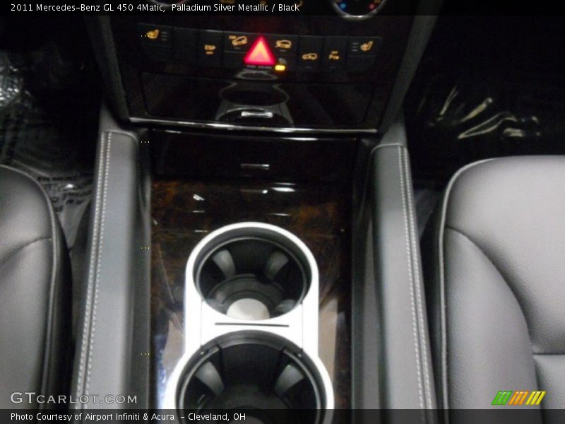 Palladium Silver Metallic / Black 2011 Mercedes-Benz GL 450 4Matic