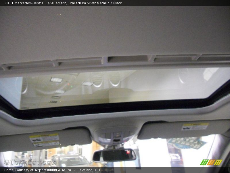 Palladium Silver Metallic / Black 2011 Mercedes-Benz GL 450 4Matic