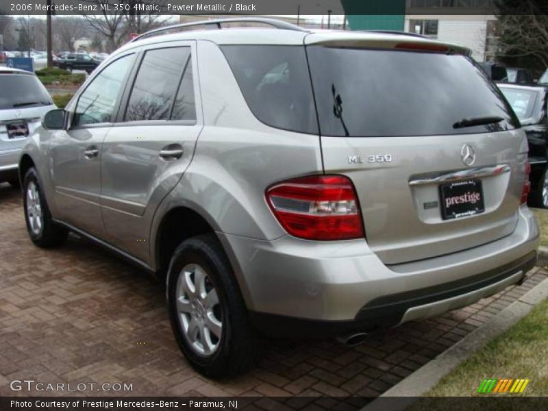 Pewter Metallic / Black 2006 Mercedes-Benz ML 350 4Matic