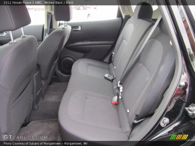 Wicked Black / Black 2011 Nissan Rogue S AWD