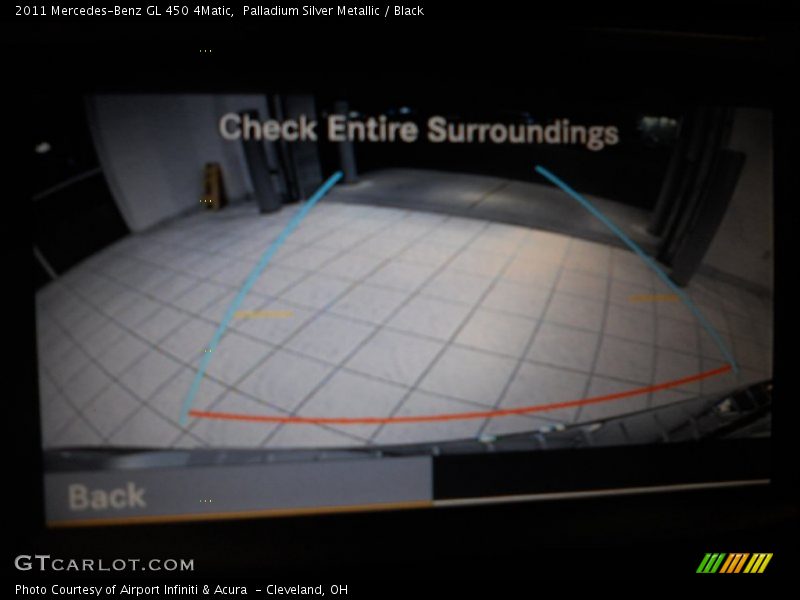Palladium Silver Metallic / Black 2011 Mercedes-Benz GL 450 4Matic