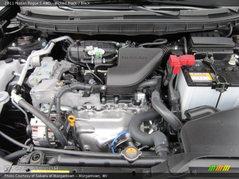 Wicked Black / Black 2011 Nissan Rogue S AWD