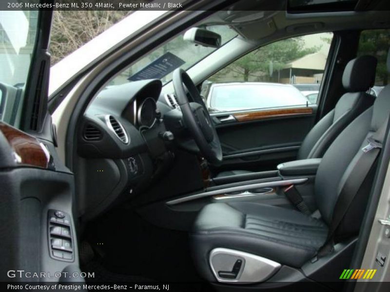 Pewter Metallic / Black 2006 Mercedes-Benz ML 350 4Matic