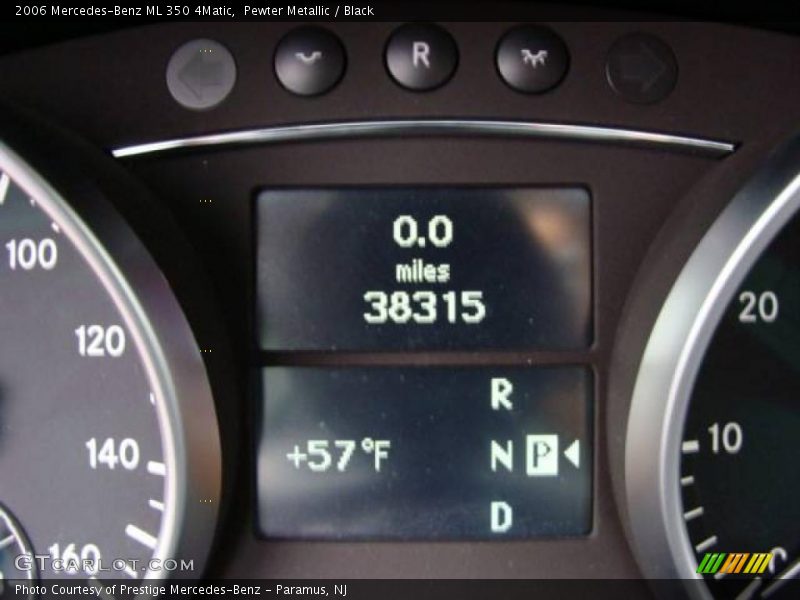 Pewter Metallic / Black 2006 Mercedes-Benz ML 350 4Matic