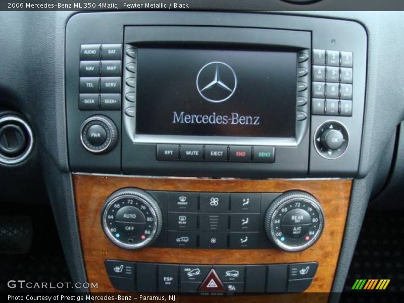 Pewter Metallic / Black 2006 Mercedes-Benz ML 350 4Matic