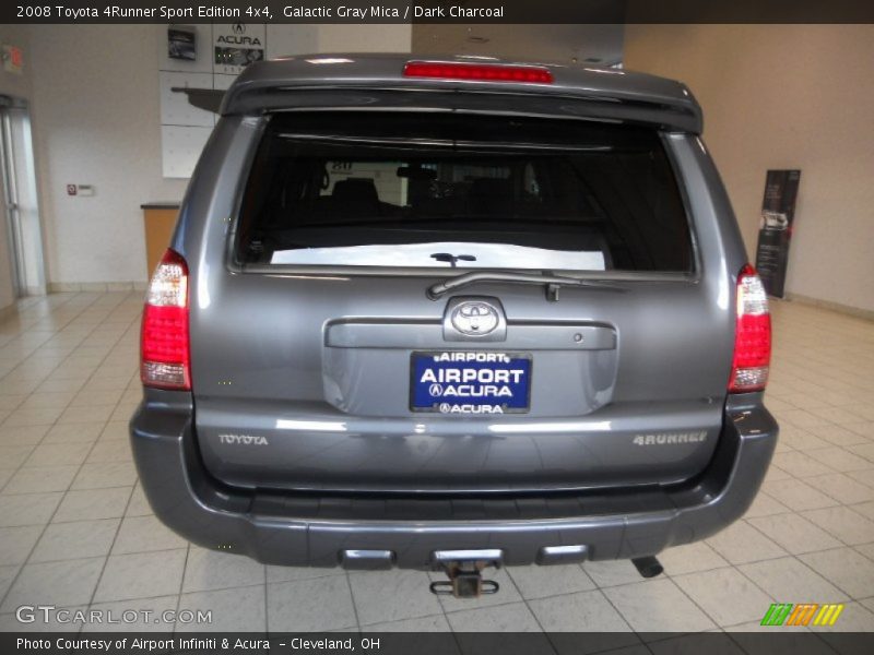 Galactic Gray Mica / Dark Charcoal 2008 Toyota 4Runner Sport Edition 4x4