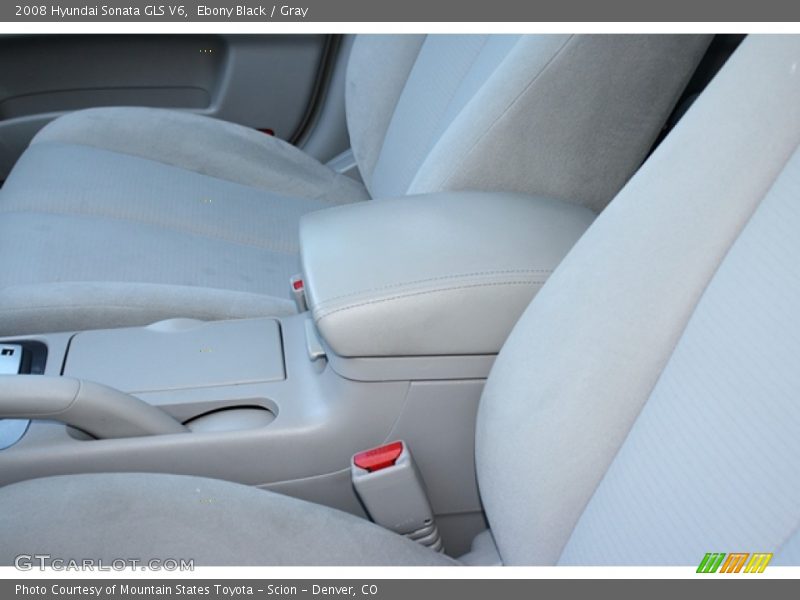Ebony Black / Gray 2008 Hyundai Sonata GLS V6