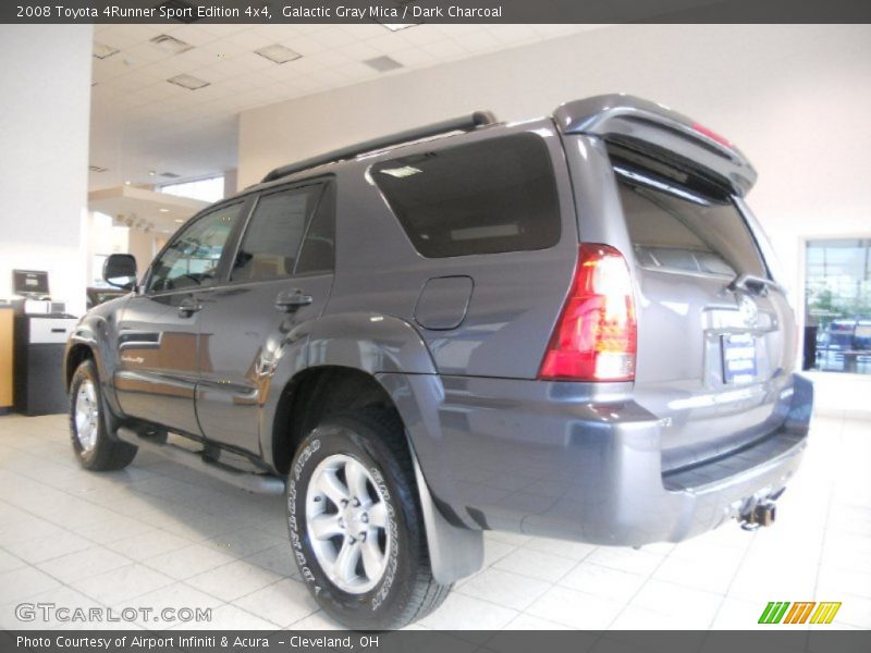 Galactic Gray Mica / Dark Charcoal 2008 Toyota 4Runner Sport Edition 4x4