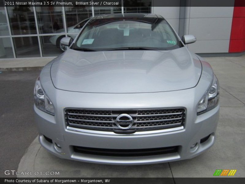 Brilliant Silver / Charcoal 2011 Nissan Maxima 3.5 SV Premium