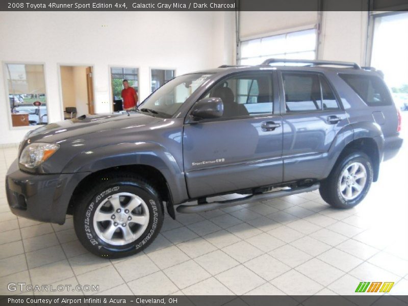 Galactic Gray Mica / Dark Charcoal 2008 Toyota 4Runner Sport Edition 4x4