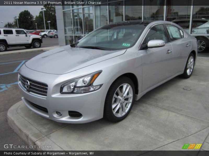 Brilliant Silver / Charcoal 2011 Nissan Maxima 3.5 SV Premium