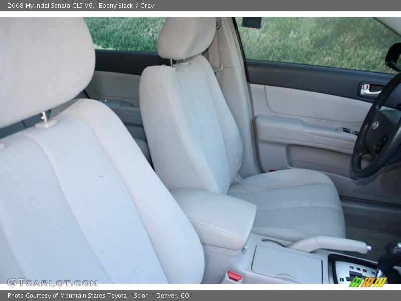 Ebony Black / Gray 2008 Hyundai Sonata GLS V6