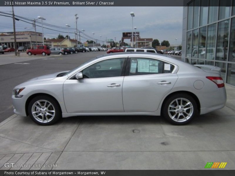 Brilliant Silver / Charcoal 2011 Nissan Maxima 3.5 SV Premium