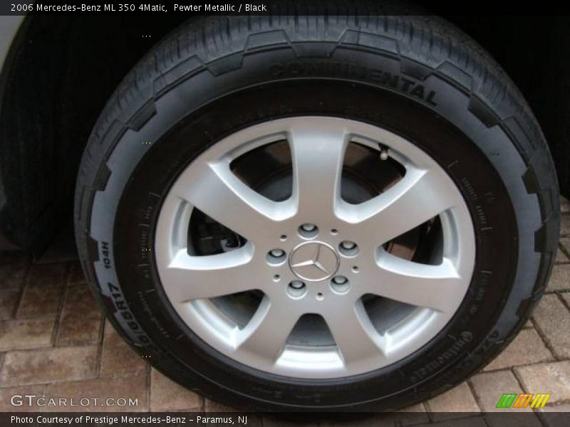 Pewter Metallic / Black 2006 Mercedes-Benz ML 350 4Matic