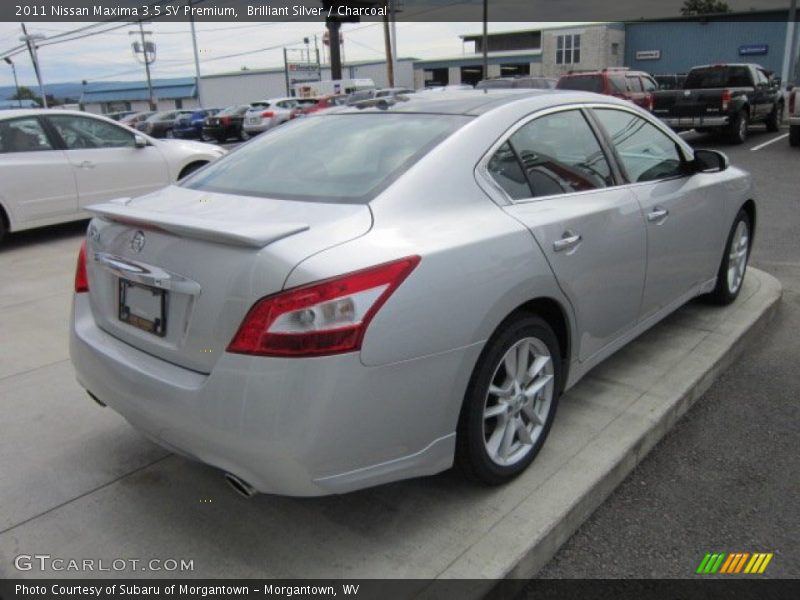 Brilliant Silver / Charcoal 2011 Nissan Maxima 3.5 SV Premium
