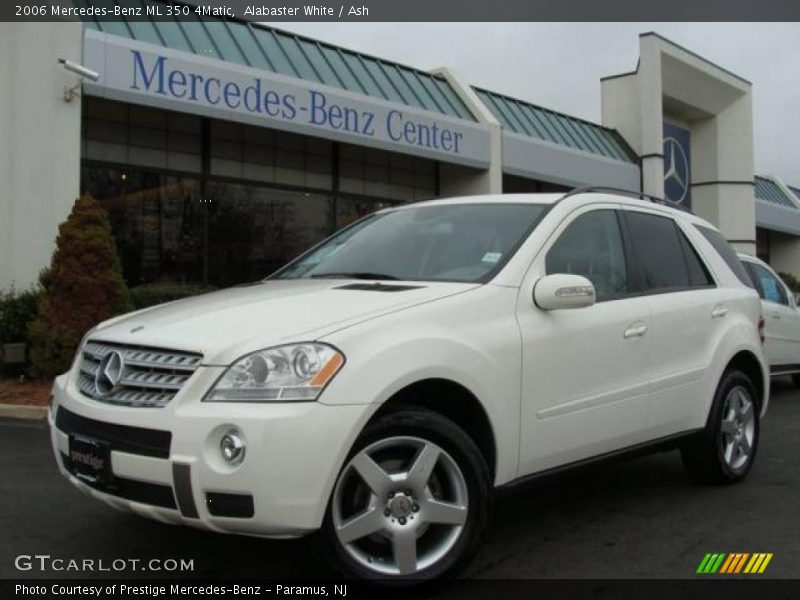 Alabaster White / Ash 2006 Mercedes-Benz ML 350 4Matic