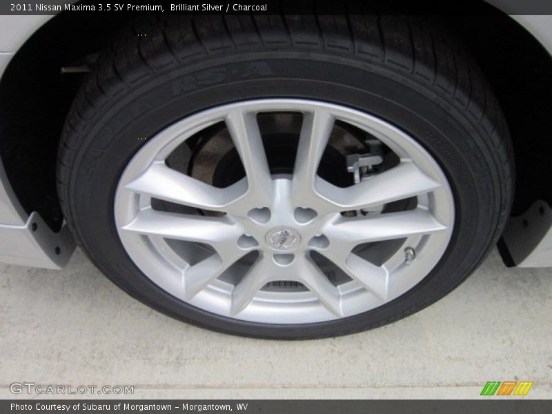 Brilliant Silver / Charcoal 2011 Nissan Maxima 3.5 SV Premium