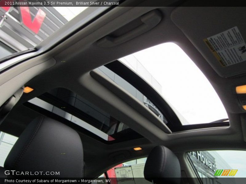 Brilliant Silver / Charcoal 2011 Nissan Maxima 3.5 SV Premium