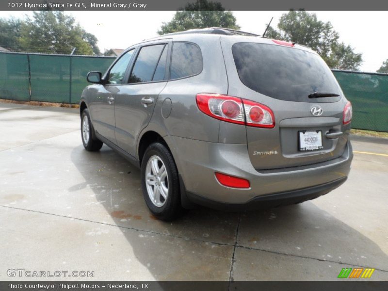 Mineral Gray / Gray 2012 Hyundai Santa Fe GLS