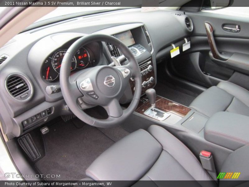 Brilliant Silver / Charcoal 2011 Nissan Maxima 3.5 SV Premium