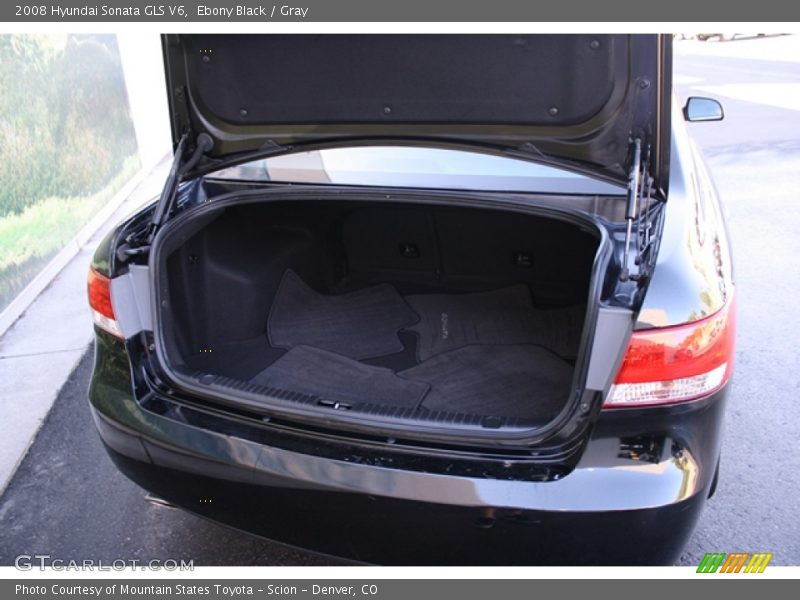 Ebony Black / Gray 2008 Hyundai Sonata GLS V6