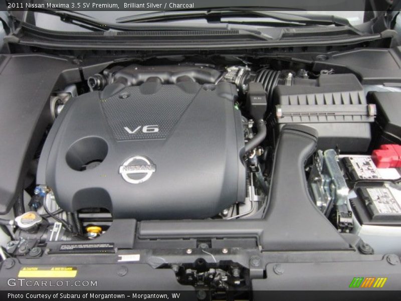 Brilliant Silver / Charcoal 2011 Nissan Maxima 3.5 SV Premium