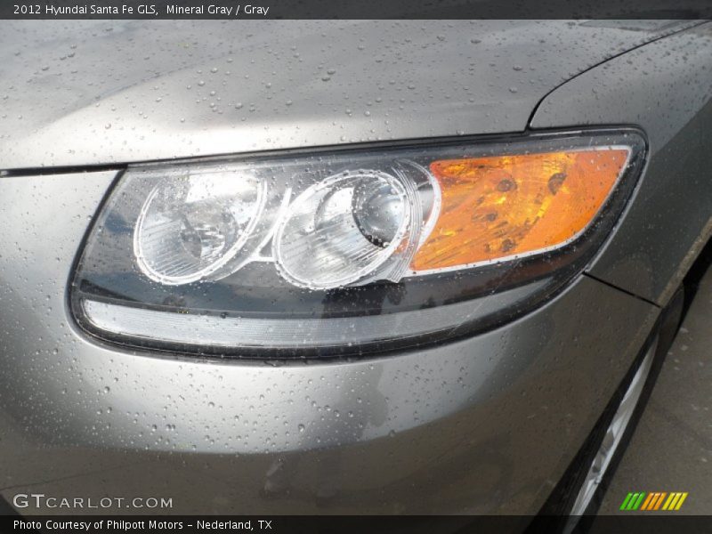 Mineral Gray / Gray 2012 Hyundai Santa Fe GLS