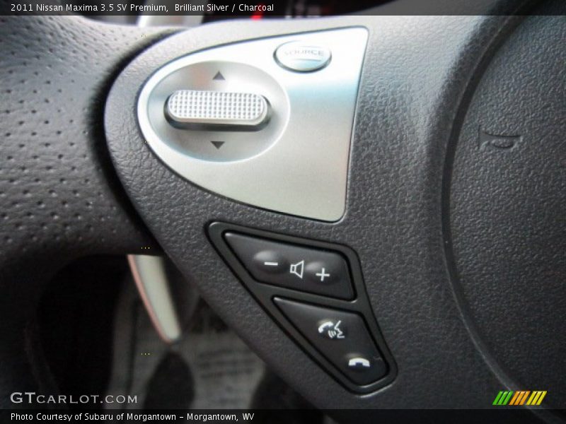 Brilliant Silver / Charcoal 2011 Nissan Maxima 3.5 SV Premium