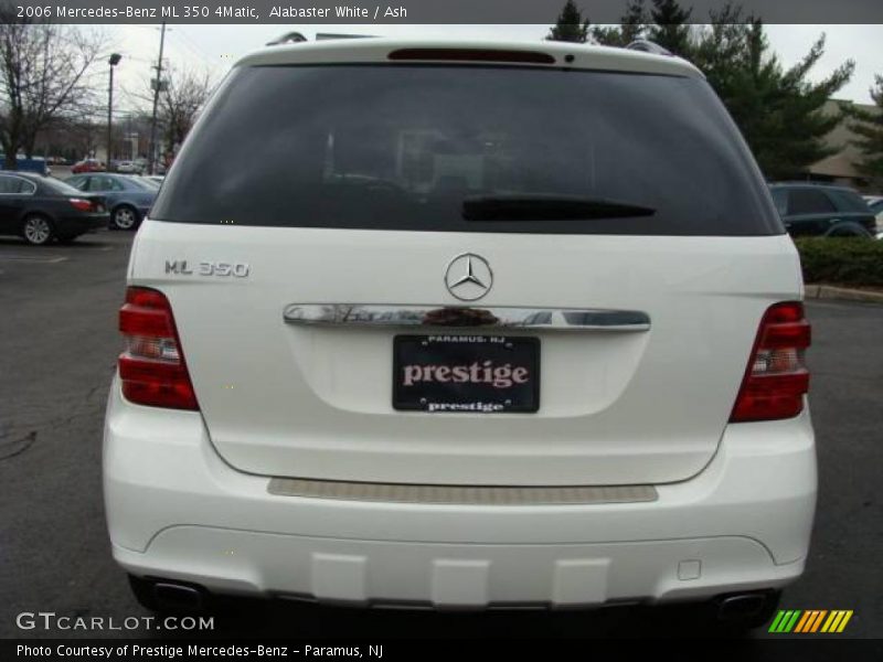 Alabaster White / Ash 2006 Mercedes-Benz ML 350 4Matic
