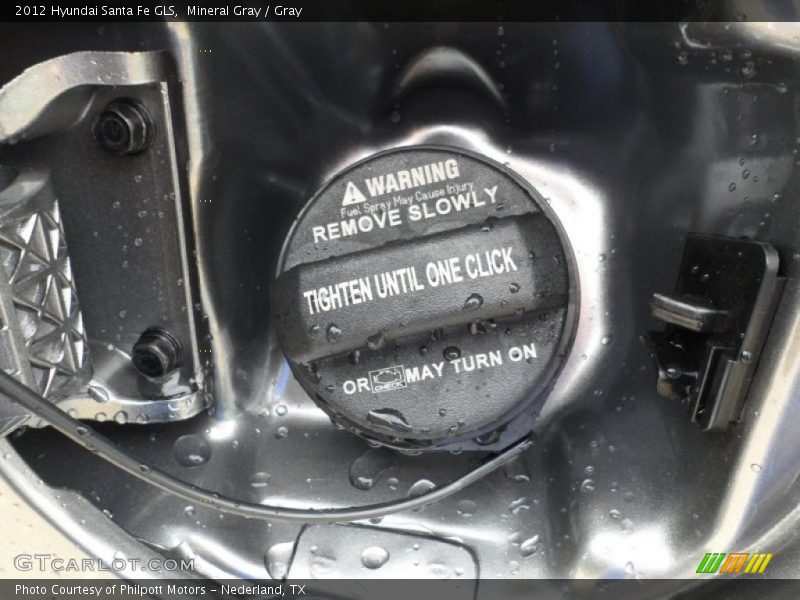 Mineral Gray / Gray 2012 Hyundai Santa Fe GLS