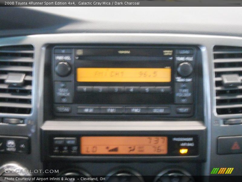 Galactic Gray Mica / Dark Charcoal 2008 Toyota 4Runner Sport Edition 4x4
