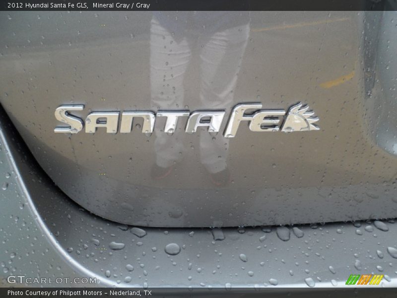 Mineral Gray / Gray 2012 Hyundai Santa Fe GLS