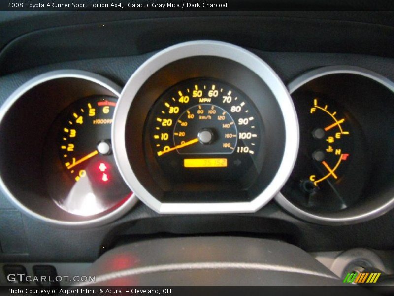 Galactic Gray Mica / Dark Charcoal 2008 Toyota 4Runner Sport Edition 4x4