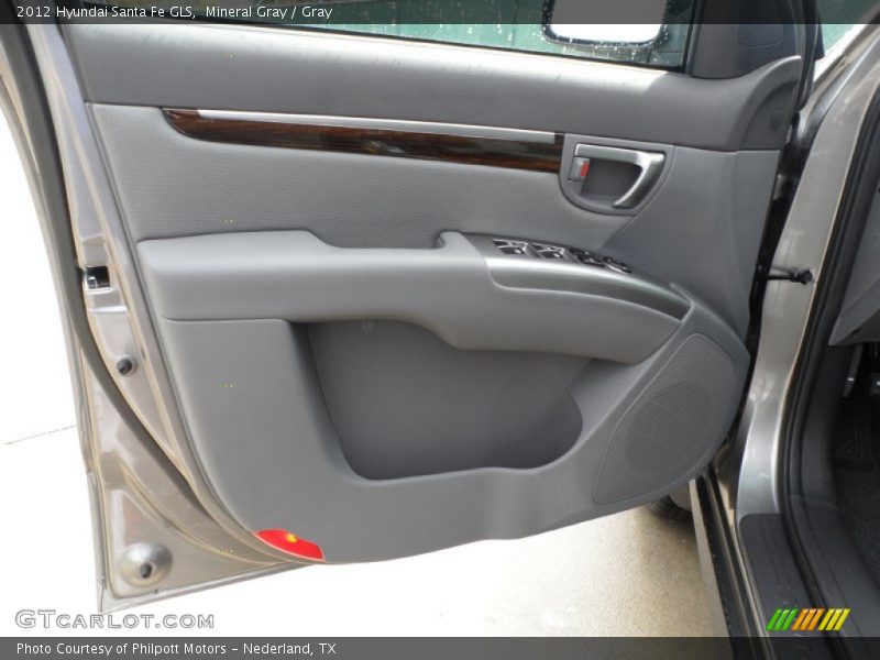 Mineral Gray / Gray 2012 Hyundai Santa Fe GLS
