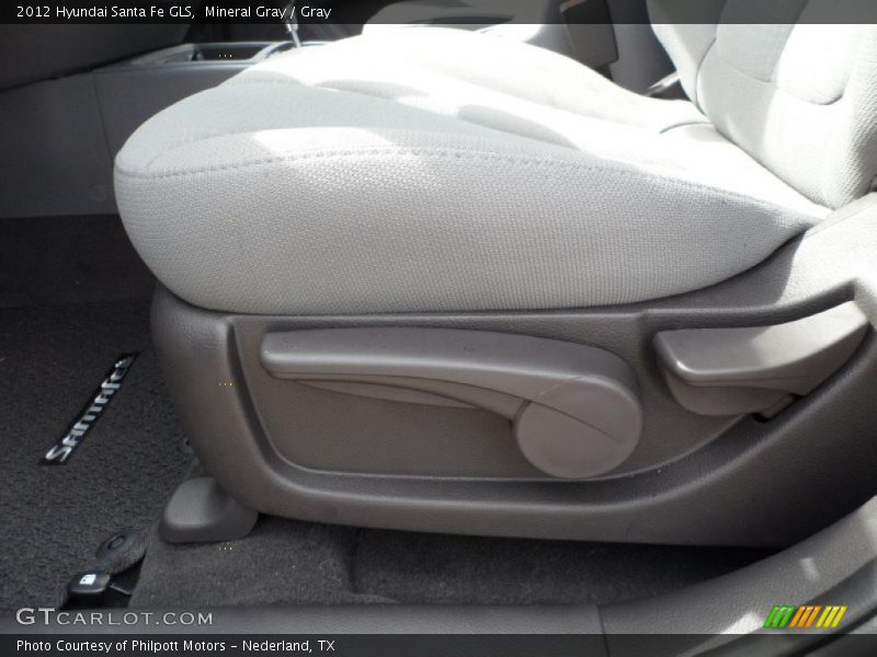 Mineral Gray / Gray 2012 Hyundai Santa Fe GLS