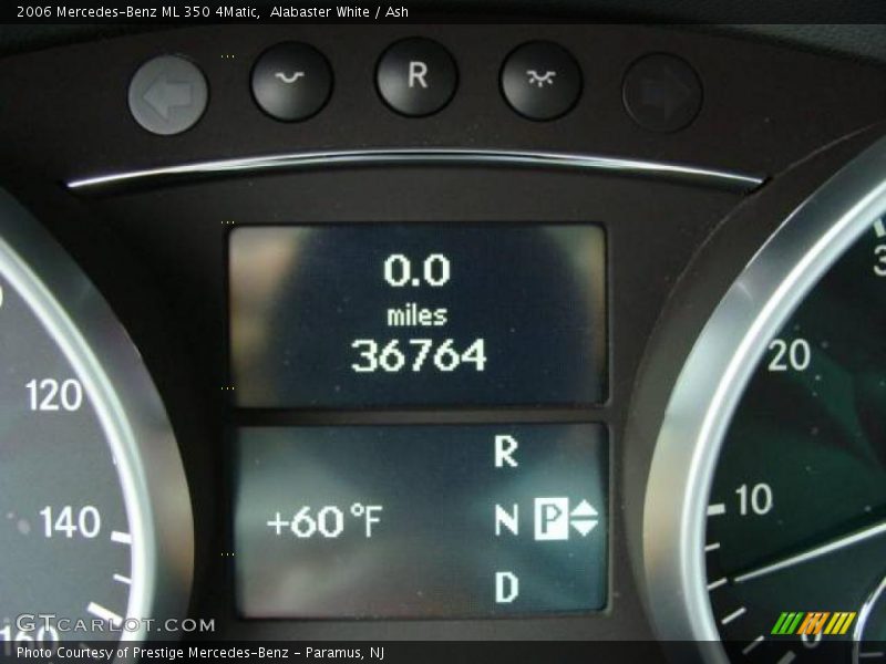 Alabaster White / Ash 2006 Mercedes-Benz ML 350 4Matic