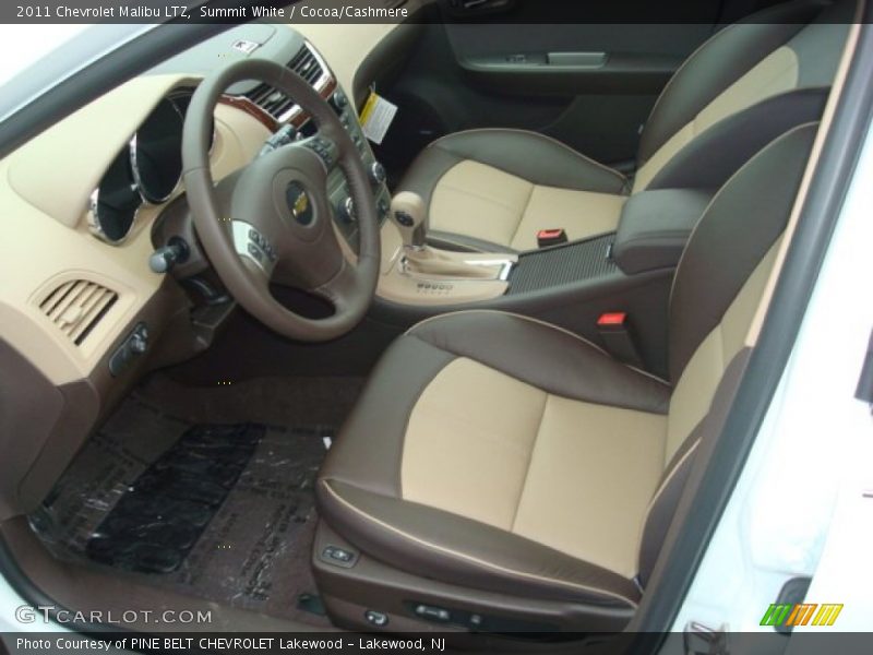 Summit White / Cocoa/Cashmere 2011 Chevrolet Malibu LTZ