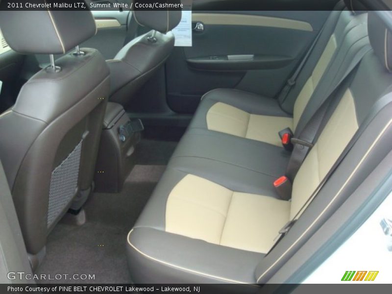 Summit White / Cocoa/Cashmere 2011 Chevrolet Malibu LTZ