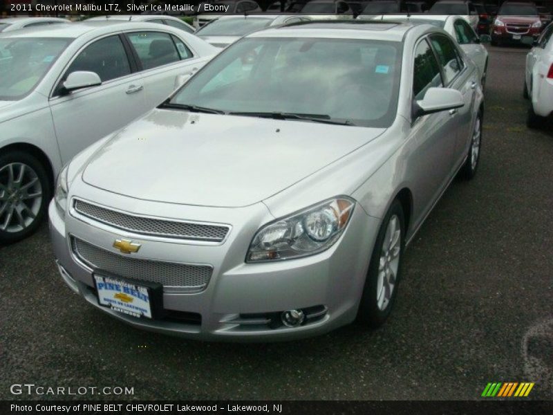 Silver Ice Metallic / Ebony 2011 Chevrolet Malibu LTZ