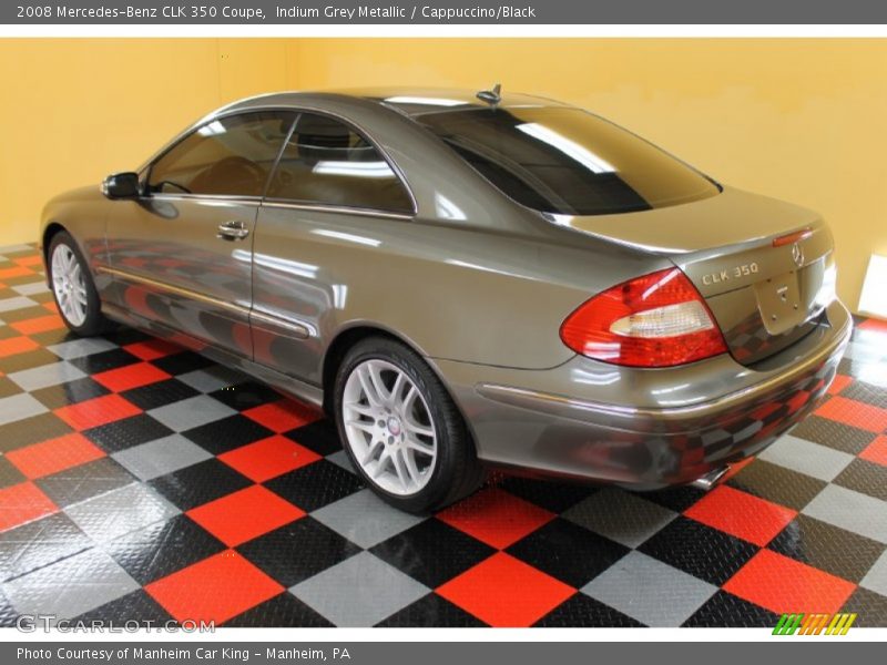 Indium Grey Metallic / Cappuccino/Black 2008 Mercedes-Benz CLK 350 Coupe