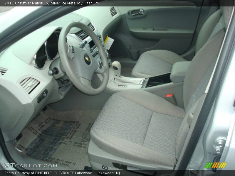 Silver Ice Metallic / Titanium 2011 Chevrolet Malibu LS